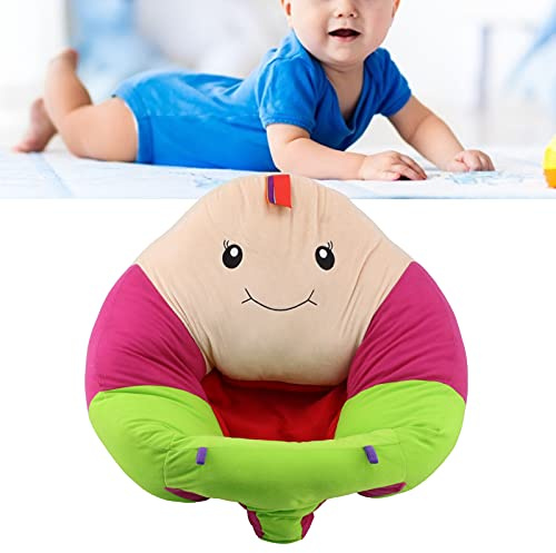 MOUMOUTEN Cartoon-Kindersofa zum Sitzen lernen – Plüsch-Baby-Stützstuhl mit 360° weicher Wickel-Tierkissen, Kindersofa, Plüsch-Säuglingsstuhl, Kleinkindsitz (Grün)