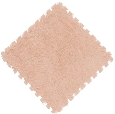 Alfombra de Dormitorio de 30x30cm con retales, Alfombra de Espuma, Estera de Rompecabezas for el hogar, Dormitorio, Sala de Yoga, Juego de Gimnasio(Camel)