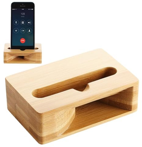 Haut-parleur de téléphone en bois, amplificateur de son pour téléphone, bureau, voiture