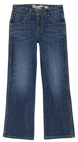Wrangler Jeans da Ragazzo, Stile retrò, Rilassato, vestibilità Boot, Jackson, Foro 12 Slim