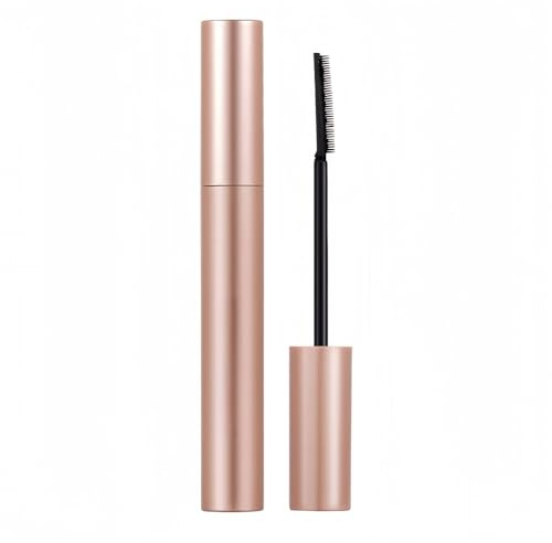 Mascara Waterproof pour Cils Fins, Mascara Noir à Brosse Peigne Séparant les Cils pour Définition, Volume et Longueur, Effet Recourbé, Résistant aux Traces, Sans Paquets et Tenue Longue Durée
