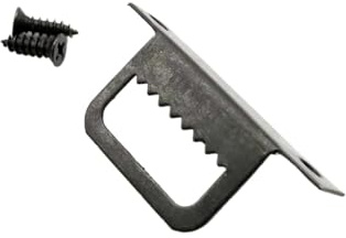 50pcs Black T Shape Sawtooth Saw Tooth Hidden Picture Photo Oil Painting Mirror Frame Wall Hanger Hook With Screw(B right angle)