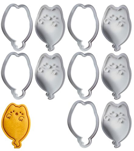 DZHCBNE 5 Moldes Galletas Pequeños Moldes Galletas Halloween Herramienta Galletas Galletas Pequeñas Presentes para Los Entusiastas Las Hornear