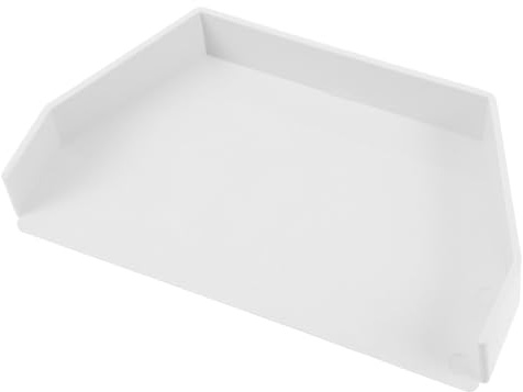 DECOMELODY Tappo Terminale per Grondaia in PVC Sigillante per Estremità Pluviale Facile Installazione Resistente e Versatile per Gestione Acqua Piovana