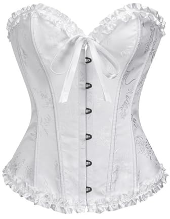 Generico Donna Bodysuit Corsetto Per Donne Elegante Corpetto In Pizzo Push Up Per La Vita Elasticizzato Body Intimo Comodo E Versatile Morbida Tops Stringivita Modellante Dimagrante Pirata Casuale