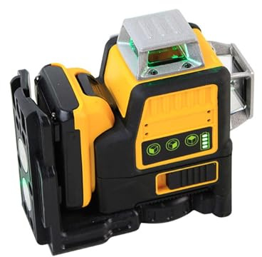 Nivel Láser Autonivelante 12 Líneas 3 X 360 Grados Haz Verde 12V Para camión y barco(1Charger-2Battery)