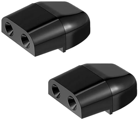 WUY Repelentes de plagas ultrasónicos para automóviles,2 silbatos ultrasónicos de advertencia de fauna silvestre negros (para automóviles y motocicletas), autoadhesivos