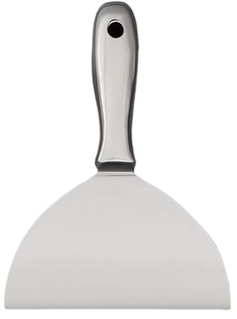 One-Piece Stainless Steel Putty Paint Scraper Tool Painters Spatula Scraper for Spackling Patching and Painting