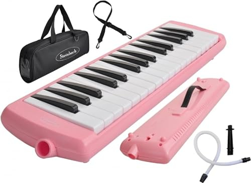Steinbach Melodica pink 32 Tasten inkl. Anblasschlauch