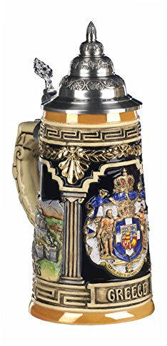 KING Boccale da Birra tedesco Grecia 0,75 litri