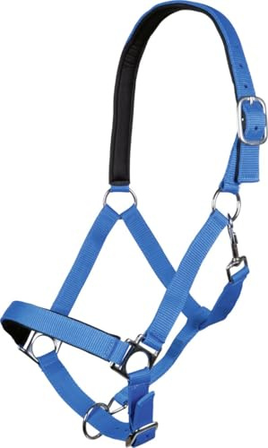 HKM SPORTS EQUIPMENT Halfter -Stars Softice-, weich unterlegt, Kornblau, Kaltblut