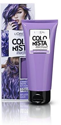 L'Oreal Colorista Washout Purple Semi-Permanent Hair Dye, 80 ml (Pack of 1)