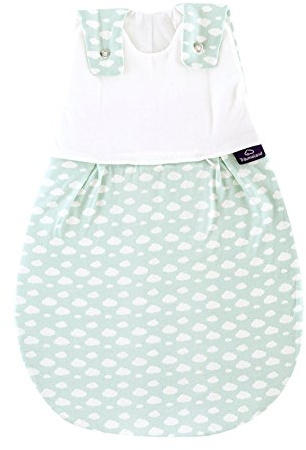Träumeland S0100607 Außenschlafsack LIEBMICH Wolke mint, Größe 80/86, mehrfarbig