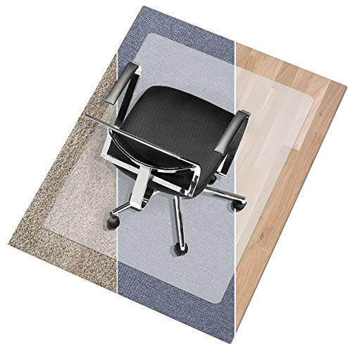 Meisterei Tappetino protettivo per pavimenti – dimensioni a scelta, antigraffio, antiscivolo, bianco latte, tappetino protettivo per laminato, parquet, pavimenti duri (116 x 200 cm)