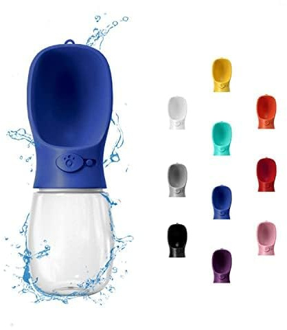WePet Tragbare Hunde-Wasserflasche, 550 ml, Auslaufsicherer Trinknapf für Hunde – Praktisch für Spaziergänge, Wandern & Reisen – Aus lebensmittelechtem Kunststoff