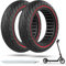 OUXI 10x2.125 Zoll Ersatzreifen Solid Reifen Mit 1 Montagewerkzeug Für Elektro-Scooter Vollgummi Tyre Reifen, 10x2.125 Zoll Ersatzräder,Vollgummi Tyre Reifen,Hochelastischer Elektro Scooter Reifen