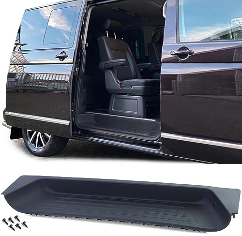Abdeckung Trittstufe Trittschale Schiebetür Schwarz für VW Bus T5 T6 ab 03