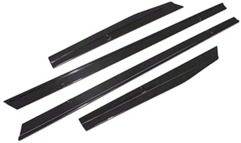 Seitenschweller Splitter Für VW Für GOLF 7 Für MK7 Für MK7.5 Für GT-I 4 Teile/satz Stoßstange Seite Rock Flügeldiffusor (Farbe : Schwarz)