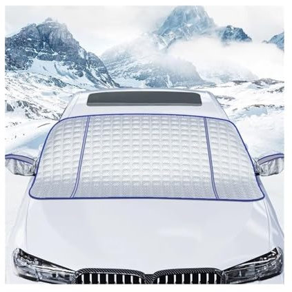 Scheibenabdeckung Auto Auto Abdeckungen Frontscheibe Schnee Abdeckung Für Winter Outdoor Auto Schnee Abdeckung Magnet Auto Sonnenschutz Schutz Zubehör Abdeckung Windschutzscheibe (Color : Sedan)
