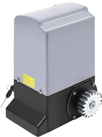 Schiebetorantrieb Toröffner Komplett Set Schiebetor Motor mit 2 Fernsteuerung (Tür Gewicht bis 1800 kg)