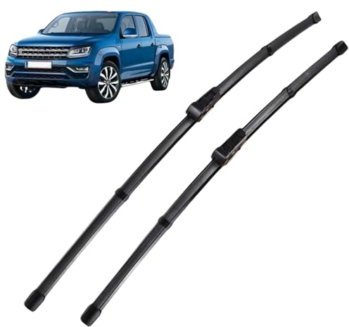 HSDPZQ Scheibenwischergummi, für VW Amarok 2013-2021 24'' + 24'' Wischergummi Scheibenwischer, Ersatz Gummi