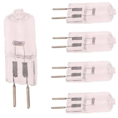 Halogen glödlampa G6.35 Klar Dimbar T4 12V GY6.35 JC 35 Watt 35W 120 Volt Halogenlampa Belysning Kök Badrum Spegel Fixtur gy6.35 10W 5PCS