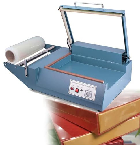 Máquina selladora térmica de impulso, máquina de embalaje de barra en L para hogares, sellado industrial minorista, tiempo ajustable, sellado y corte simultáneos, máquina de sellado térmico manual