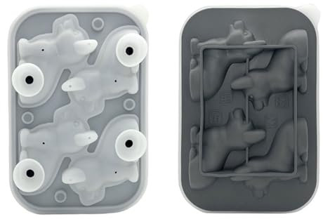 Moule à glaçons flexible en silicone durable Moule à glaçons en forme de chien Outil à glace Moules à glaçons pour boissons