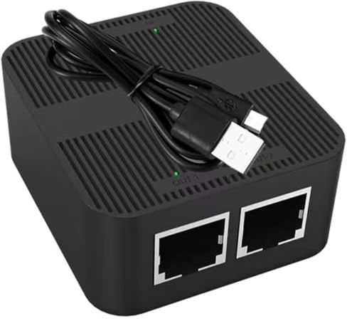 CIYODO Divisor Ethernet 1 a 2 Adaptador De Red Extensión De Cable Compatible Computadoras
