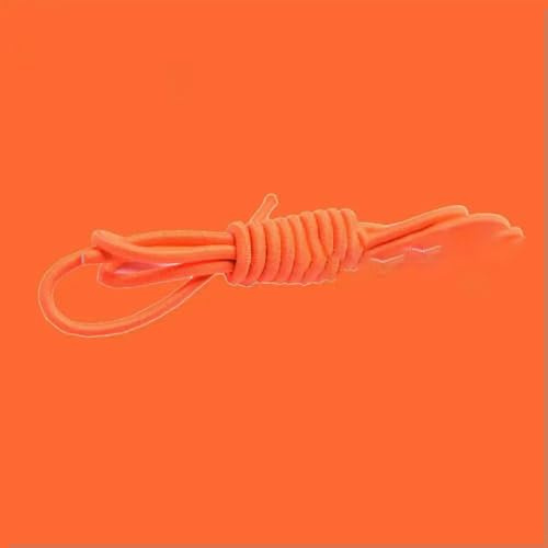 Cuerda elástica fina de 10 metros, banda de goma, cordón elástico, hilo de cuerda, cordón para prendas, bricolaje, joyería, suministros para manualidades, 1 mm, naranja, 1 mm, 10