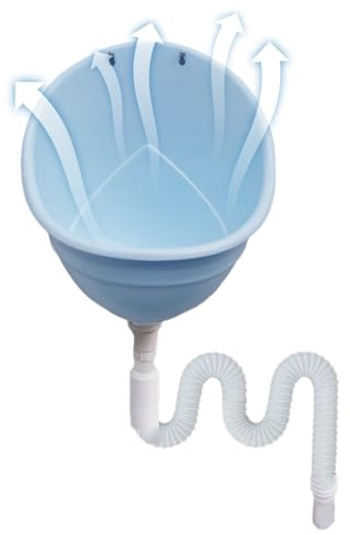 Wasserloser Urinal - Wandmontage Urinal Für Männer | Wasserlose Toilette Im Freien, Tragbares Urin-Diverter-System, Geruchsfreies Trockenes Flush Urinal, Kompakte Wassertoilette, Camping-Badezimmerlös