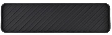 ZYNCUE Sottopiatto in silicone per piani cucina e bar, design rettangolare resistente al calore, flessibile e robusto, per asciugare piatti e accessori per caffè