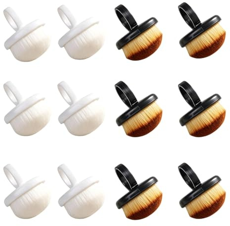 12 Pcs Nail Dust Brush Set, Professional Nail Tech Supplies with Soft Nail Brush, Complete Nail Brush Collection for Salon and Home Use, Essential Manicure Tools for Nail Care Routine
