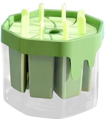 Moldes para Helado | Liberación Fácil de 8 Cavidades,Fabricante de Helados,Para Helados, Bebidas, Zumos, Leche, Apto para Congelador, Cocina, Hogar, Restaurante