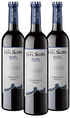 Pata Negra Crianza - Vino Tinto D.O. Rioja - Caja de 3 Botellas x 750 ml