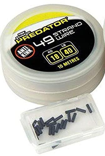 Fox Rage Predator 49 Strand Steel Wire Stahlvorfach, Tragkraft:18 kg