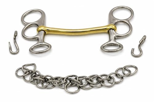 Pelham Fahrgebiss Stange incl. Kette Minishetty Minipony Falabella 8,5 9,0 9,5 10,0 10,5 11,0 12,0 12,5 Tysons Shetty (8,0)