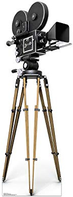 Cardboard People Hollywood Camera Life Size Cardboard Cutout Standup