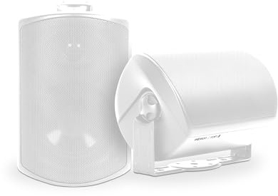 Elipson Enceintes d'extérieur étanche Rain 8-150W - La Paire - Blanc