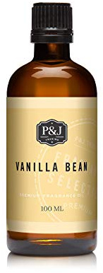 P&J Trading Fragrance | Vanilla Bean Oil 100ml - Candle Scents for Candle Making, Freshie Scent, Soap Making Supplies, Diffuser Oil Scents