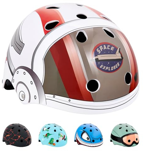 Hornit Kids Bike Helmet for Skateboard, Skating, Scooter, BMX and Multi-sport Activities