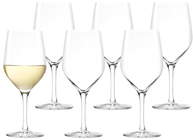Stölzle Lausitz Verres à vin blanc Ultra 305 ml I Lot de 6 verres à vin blanc I Verres à vin à manche court I Passe au lave-vaisselle I Qualité supérieure Transparent