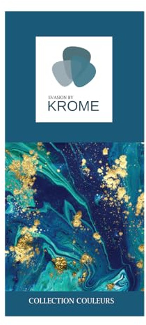 KROME PEINTURE - Nuancier des 84 Teintes Evasion by Krome 23x10cm