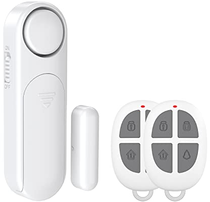 SECRUI Sensore Porta, Allarme Finestra e Porta 120dB Sensore di allarme porta con 2 telecomando Magnetico Allarme Casa Senza Fili per Antifurto Sistema Sensori di Sicurezza Domestica per Negozi