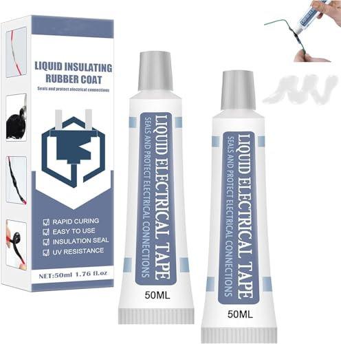IFFANY Ruban isolant liquide 2024 nouveau ruban électrique d'isolation liquide étanche colle haute température isolante liquide ruban électrique liquide à séchage rapide flamme étanche