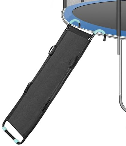 Trampoline Slides For Kids, Easy-to-Assemble Trampoline Ladder, Heavy Duty Steel Trampoline Slide Ladder Strong Tear Resistant Fabric, Easy To Climb Kids Trampoline Attachments For Trampolines
