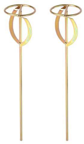sourcing map 2pcs Paint Mixer for Drill in 1-5 Gallon Bucket, Paint Stirrer Drill Attachment Paint Mixing Paddle Mud Mixer for Mixing Paint Concrete Epoxy