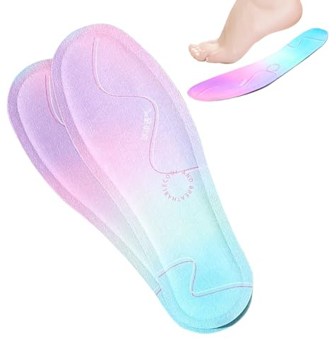 Plantillas para Hombre | Soporte De Transpirable Y Refrescante - Cuidado Podológico para Zapatos de Vestir, Senderismo, Tenis, Ciclismo, Baloncesto