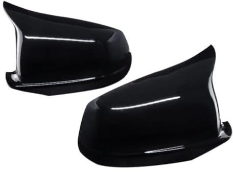 Auto Spiegelkappen Für 5 Für Serie Für F10 Für F11 Limousine 2011 2012 2013 Schwarz Glänzende Außenspiegelabdeckung Tür Rückspiegel Abdeckung