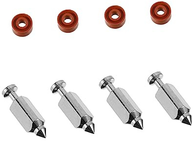 Milisten Carburateur Pour Tondeuse à Gazon Jeu De Soupapes à Pointeau De Moteur Couleur Acier Compatible Avec Stratton